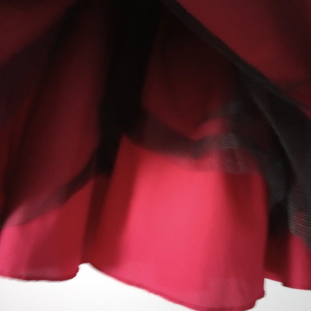 Party Girl Dress David's Bridal princess size 2T Color Burgundy Red Zipper Back - Picture 4 of 9